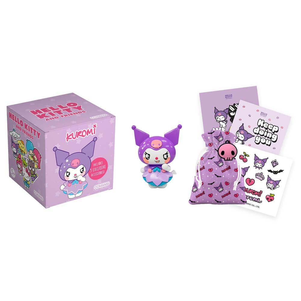 HELLO KITTY & FRIENDS KUROMI FRIENDSHIP BOX FIGURINE - Toyworld Frankston