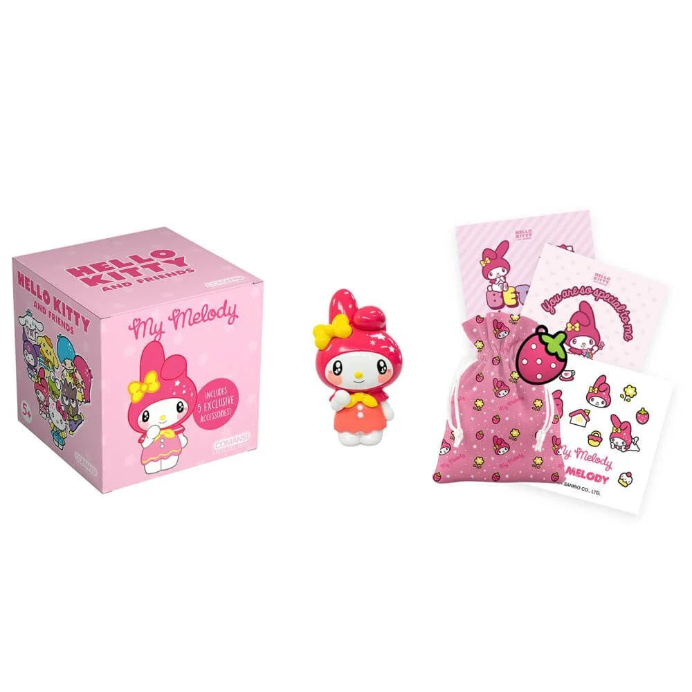 HELLO KITTY & FRIENDS MY MELODY FRIENDSHIP BOX FIGURINE - Toyworld Frankston