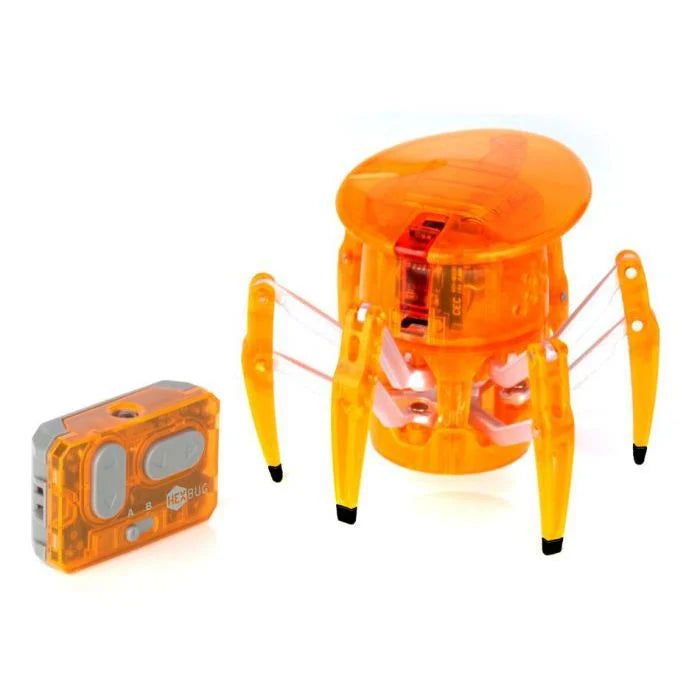 HEX BUG - SPIDER - ORANGE - Toyworld Frankston