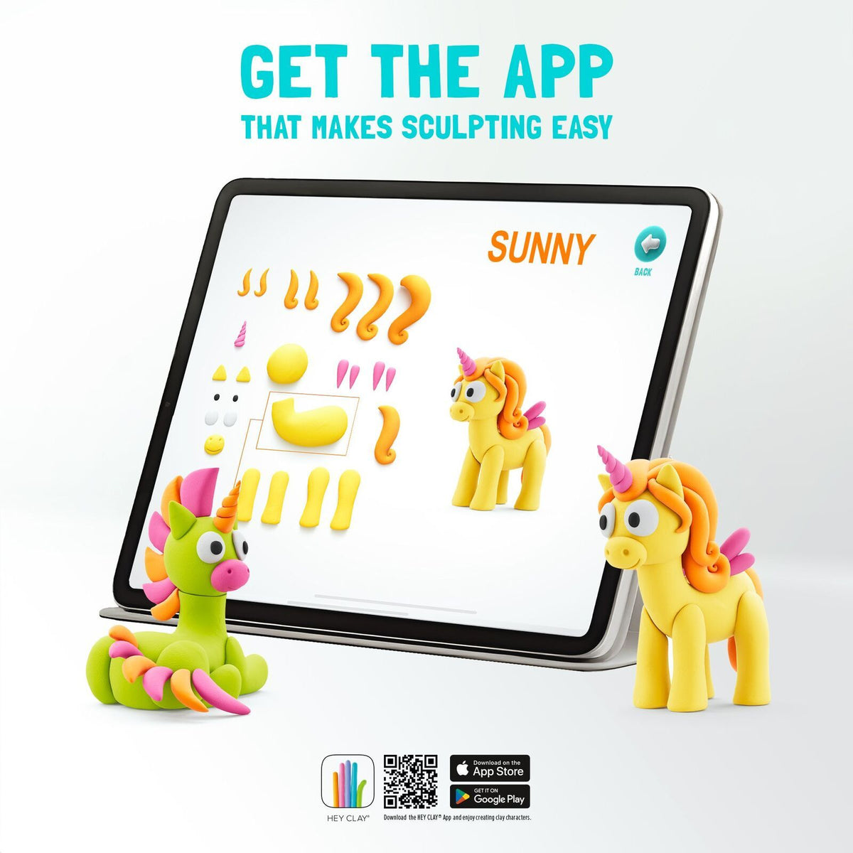 HEY CLAY RAINBOW UNICORNS SET 15 CANS