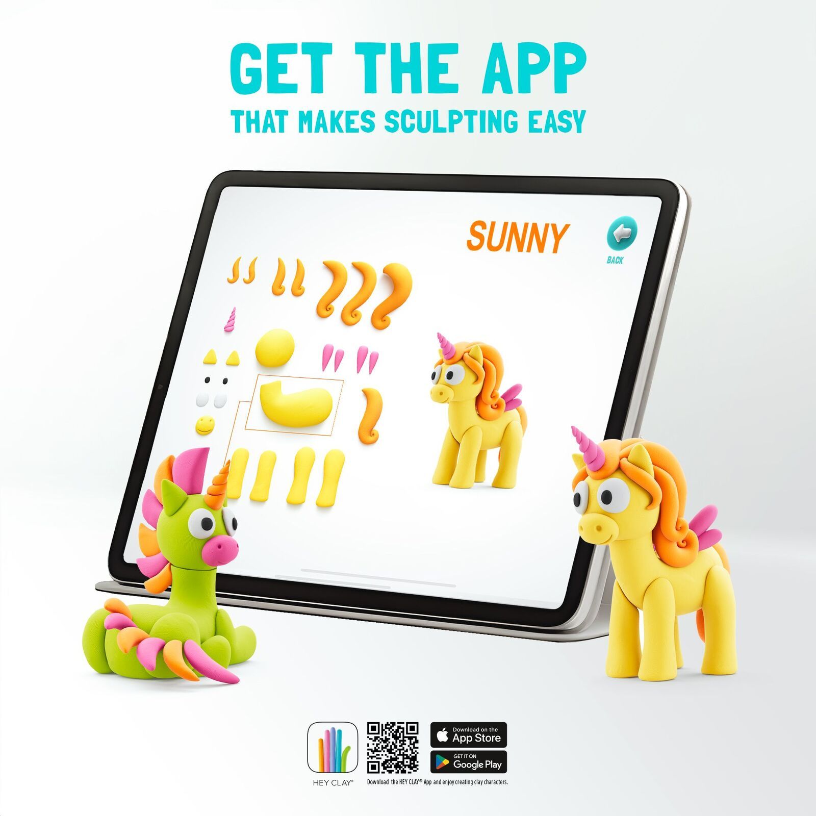 HEY CLAY RAINBOW UNICORNS SET 15 CANS