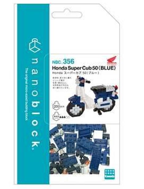 NANOBLOCK - HONDA SUPER CUB 50 - BLUE - Toyworld Frankston