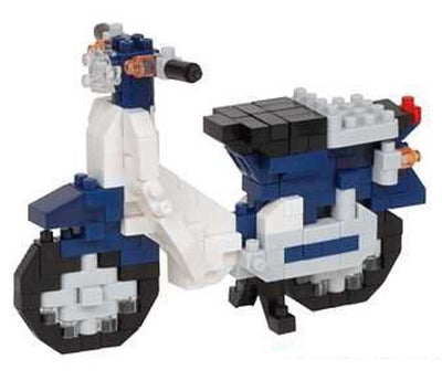 NANOBLOCK - HONDA SUPER CUB 50 - BLUE - Toyworld Frankston