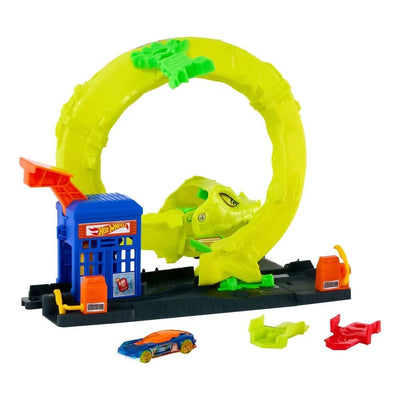 HOTWHEELS CITY SNAKE SPIRAL ATTACK PLAYSET - Toyworld Frankston