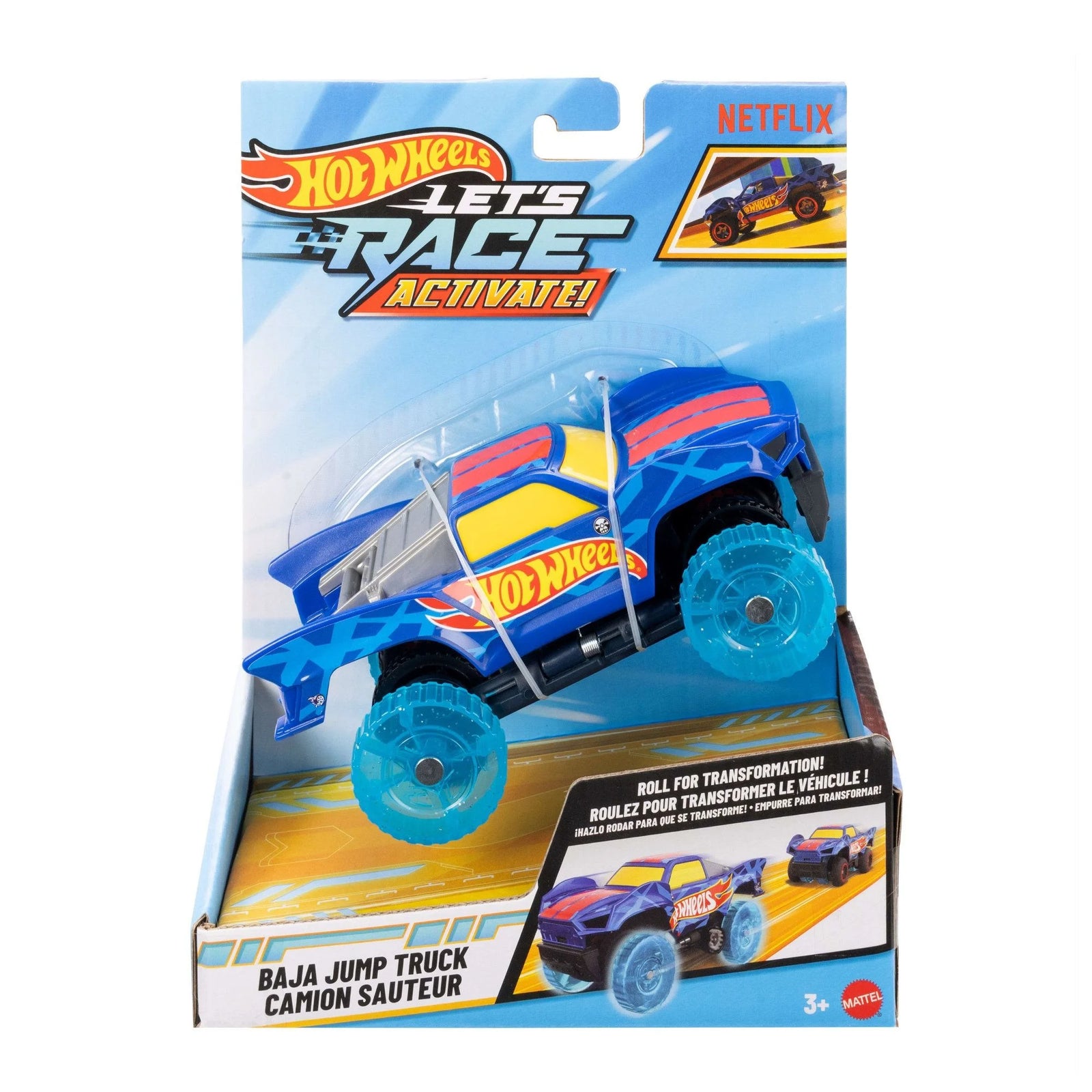 HOTWHEELS LETS RACE ACTIVATE - BAJA JUMP - Toyworld Frankston