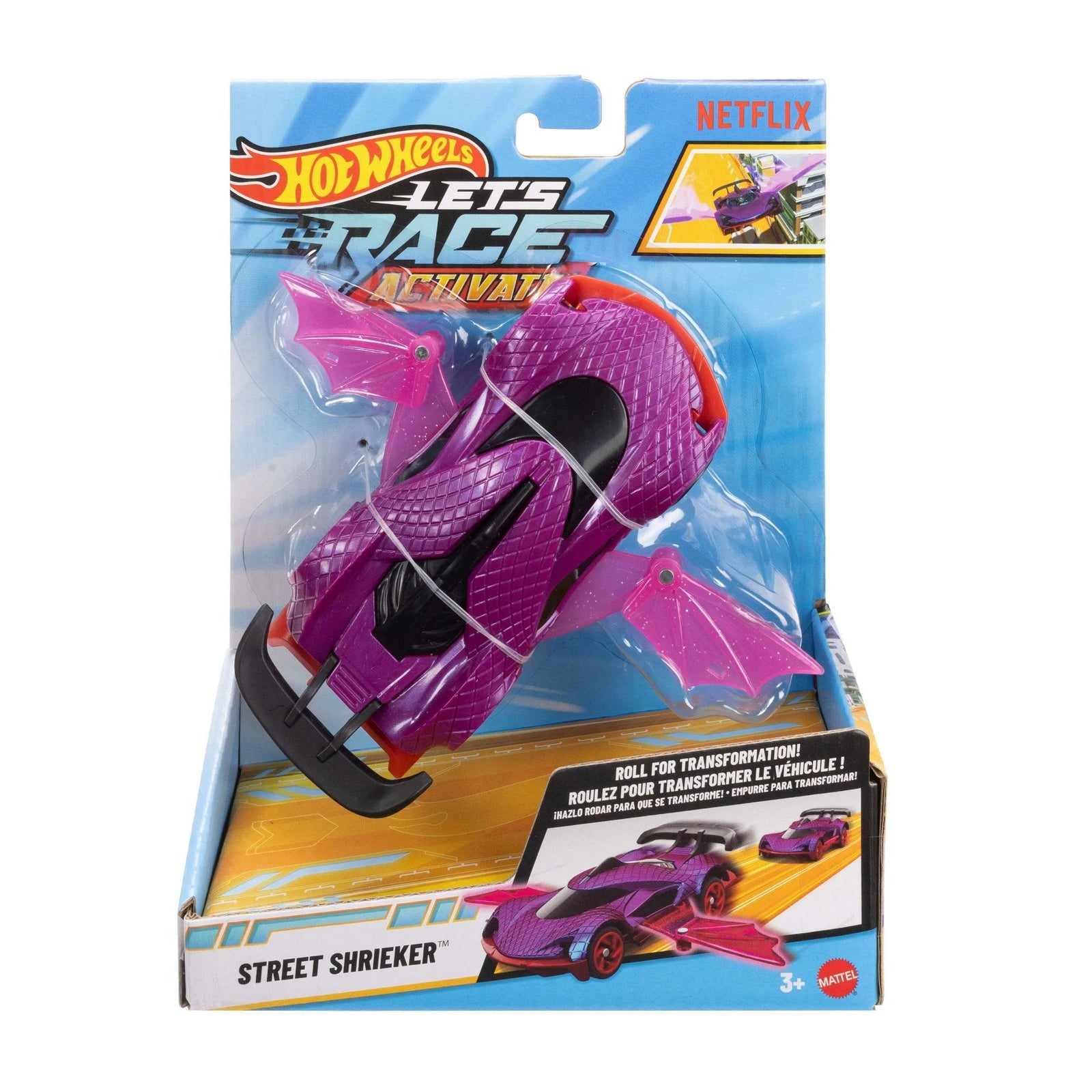 HOTWHEELS LETS RACE ACTIVATE - STREET SHRIEKER - Toyworld Frankston