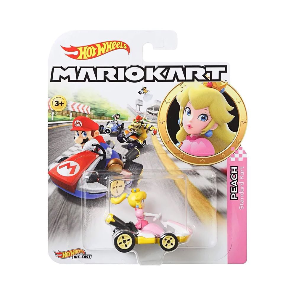 HOT WHEELS MARIO KART ASSORTMENT PEACH - Toyworld Frankston