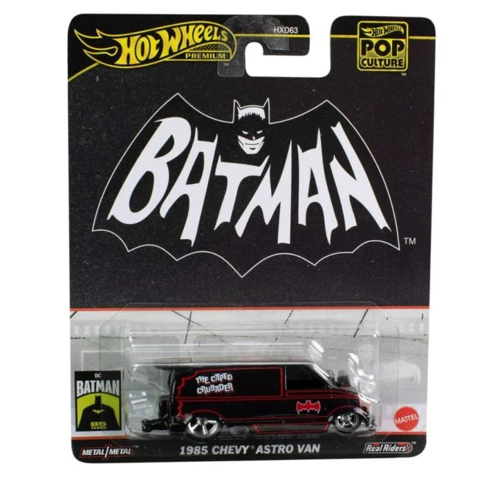 HOT WHEEL POP CULTURE - BATMAN 1985 CHEVY ASTRO VAN - Toyworld Frankston