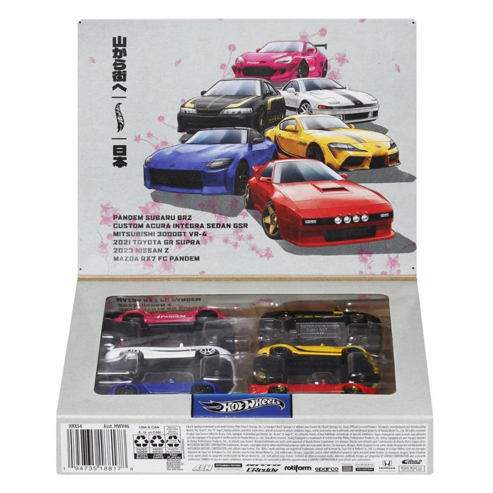 HOT WHEELs JAPAN 6 PACK - Toyworld Frankston