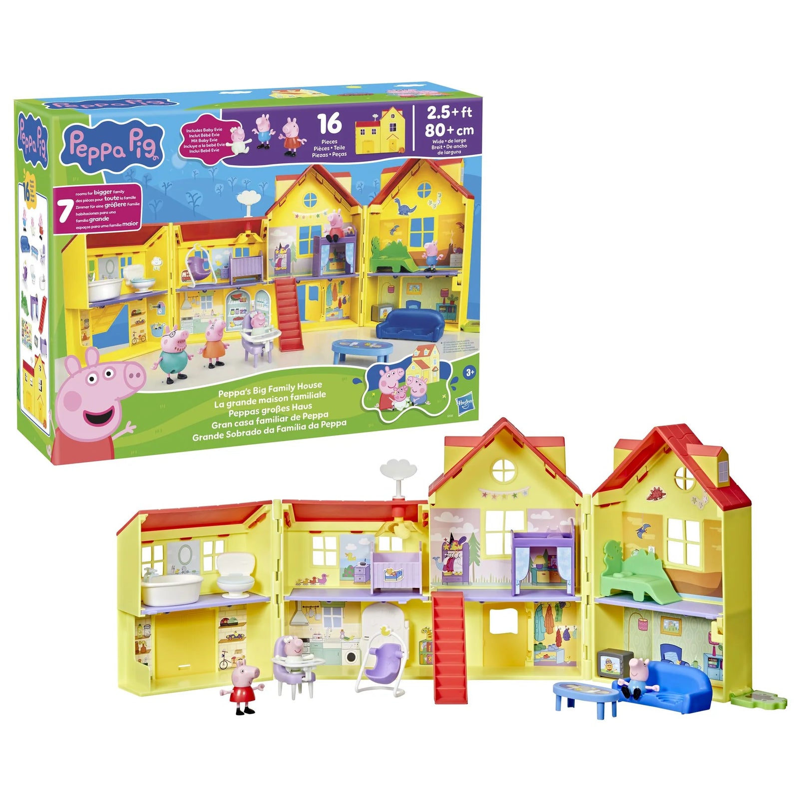 PEPPA PIG - PEPPPAS BIG FAMILY HOUSE - Toyworld Frankston