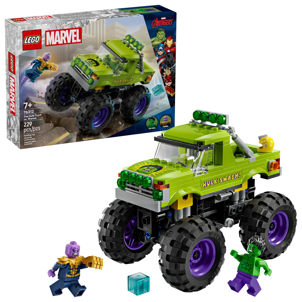LEGO 76312 MARVEL THE HULK TRUCK VS. THANOS - Toyworld Frankston