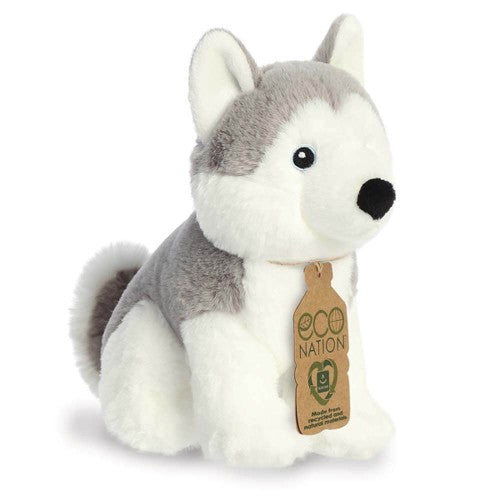 ECO NATION HUSKY SOFT TOY - Toyworld Frankston