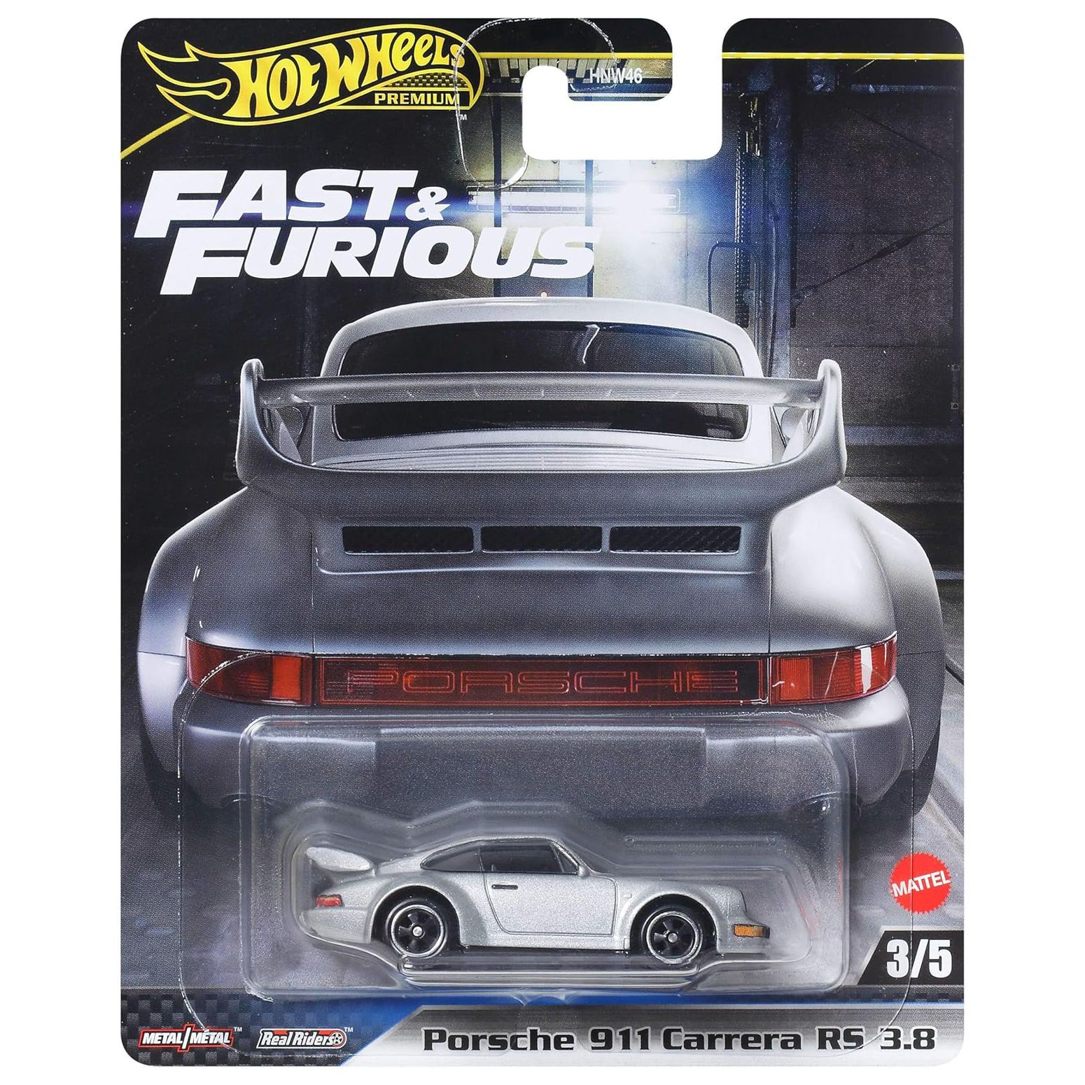 HOT WHEELS PREMIUM FAST & FURIOUS - PORSCHE 911 CARRERA RS 3.8