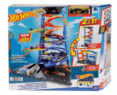 HOT WHEELS TRANSFORMING RACE TOWER - Toyworld Frankston