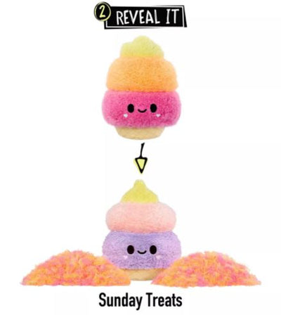 FLUFFIE STUFFIE SERIES 1 LARGE PLUSH - ICE CREAM - Toyworld Frankston