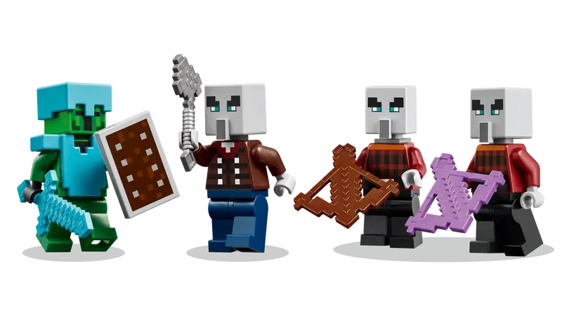 LEGO MINECRAFT 21267 THE ILLAGER DESERT PATROL - Toyworld Frankston