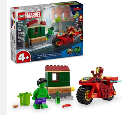 LEGO 76287 - MARVEL - IRON MAN WITH BIKE AND THE HULK - Toyworld Frankston