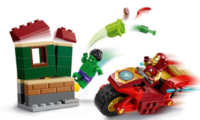 LEGO 76287 - MARVEL - IRON MAN WITH BIKE AND THE HULK - Toyworld Frankston