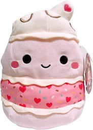 SQUISHMALLOWS - 12 INCH VALENTINE'S HEART ASSORTMENT A - BRINYA THE STRAWBERRY CAKE - Toyworld Frankston