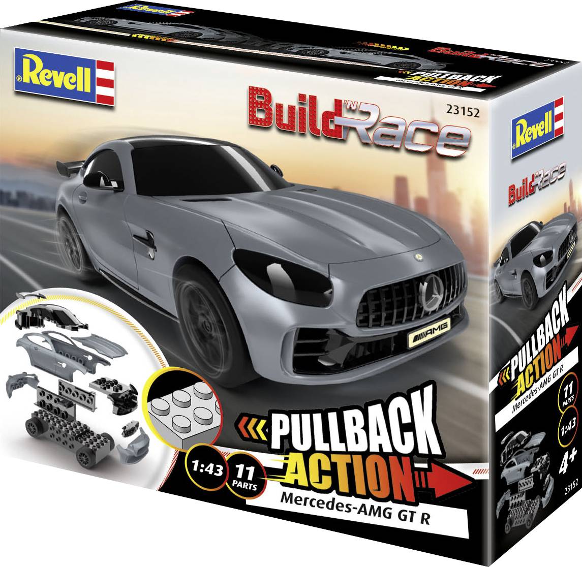 REVELL MERCEDES - AMG GTR GREY 1:43 - Toyworld Frankston