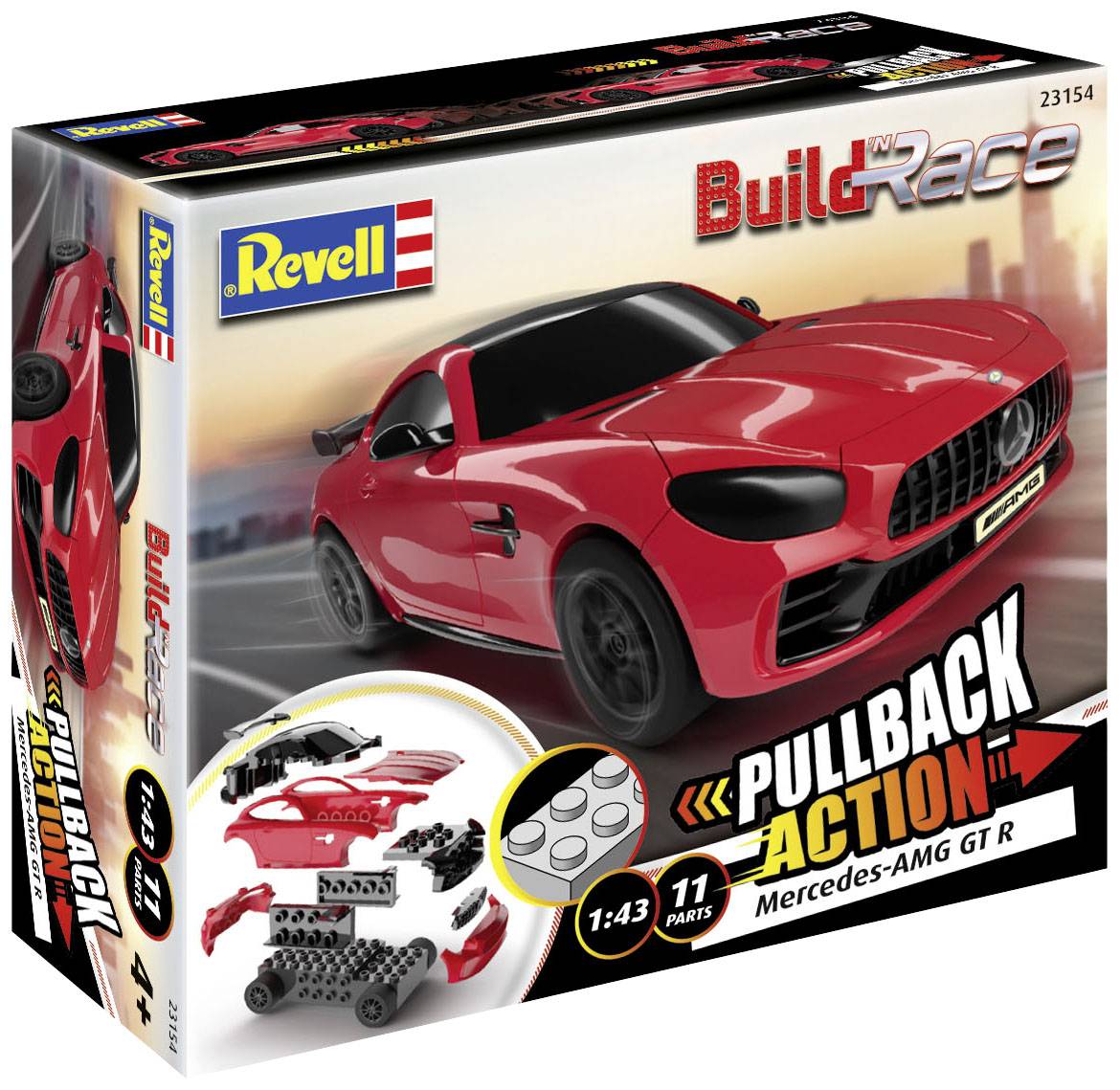 REVELL MERCEDES - AMG GTR RED 1:43 - Toyworld Frankston
