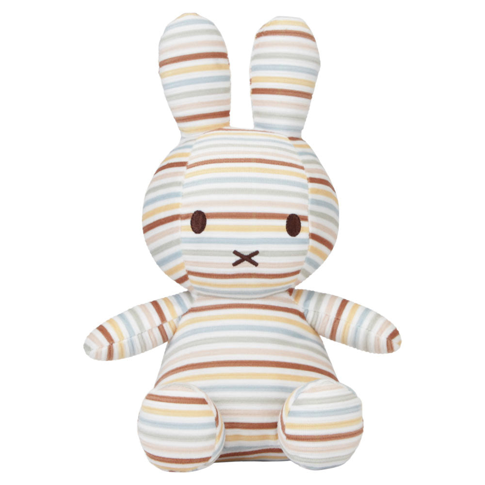MIFFY VINTAGE STRIPES ALL OVER PLUSH - Toyworld Frankston