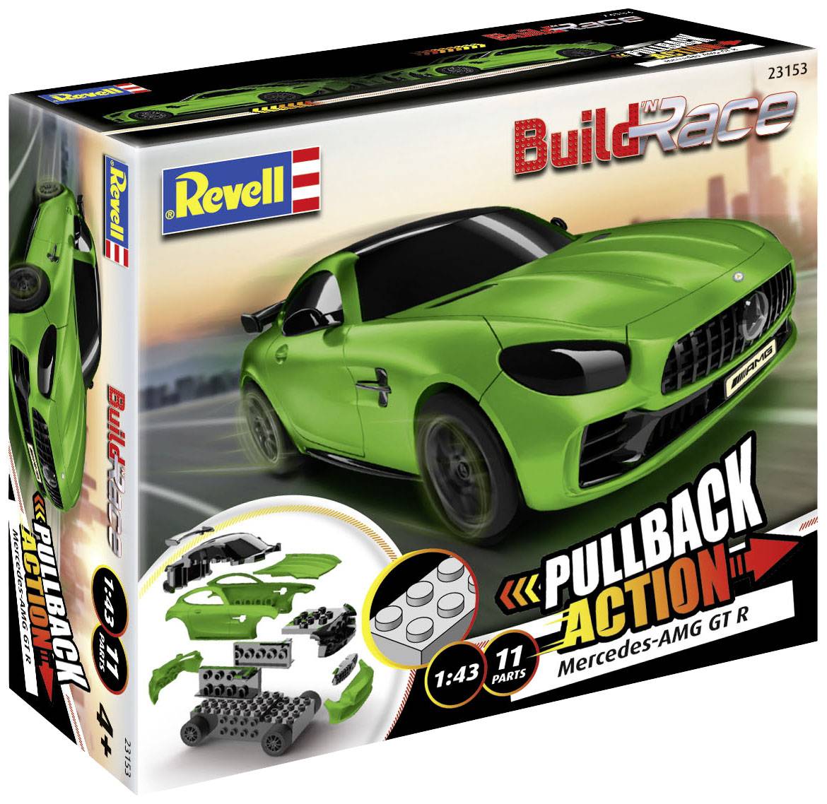 REVELL MERCEDES - AMG GTR GREEN 1:43 - Toyworld Frankston