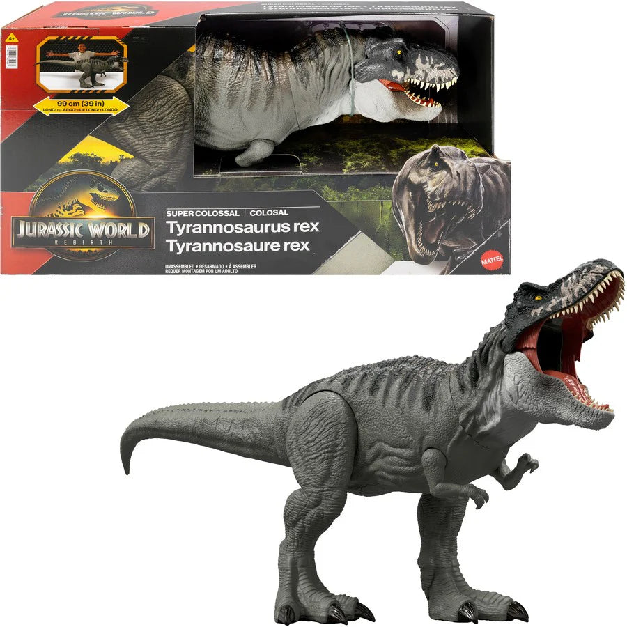 JURASSIC WORLD - SUPER COLOSSAL T-REX - Toyworld Frankston
