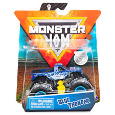 MONSTER JAM 1:64 DIE CAST SINGLE PACK - BLUE THUNDER - Toyworld Frankston