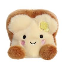 PALM PALS -  BUTTERY TOAST 5" PLUSH - Toyworld Frankston