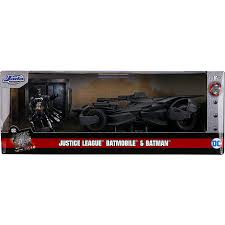 JUSTICE LEAGUE (2017) - BATMAN WITH BATMOBILE 1/32 SCALE HOLLYWOOD RIDES DIE-CAST VEHICLE REPLICA - Toyworld Frankston