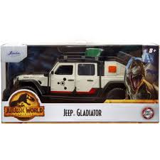 JURASSIC WORLD DOMINION - 2020 JEEP GLADIATOR HOLLYWOOD RIDES 1/32 SCALE DIE-CAST VEHICLE REPLICA - Toyworld Frankston