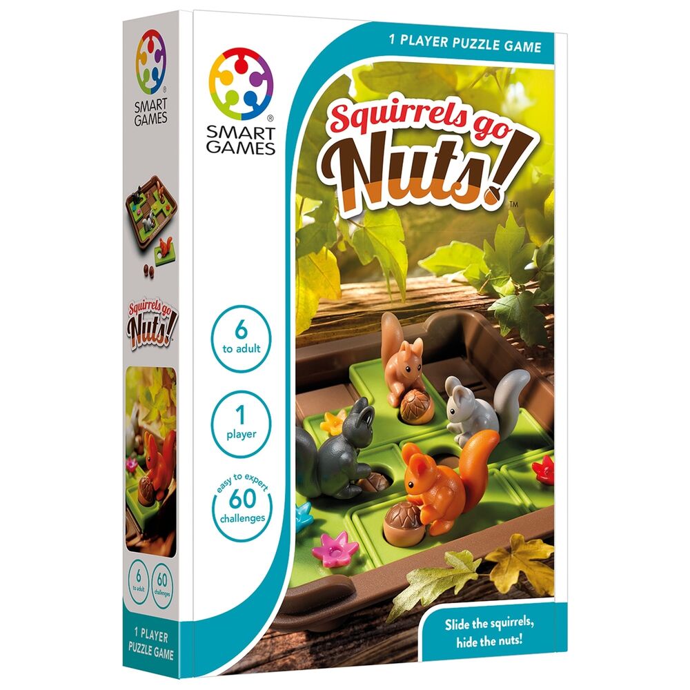 SMART GAMES SQUIRRELS GO NUTS! PUZZLE GAME - Toyworld Frankston