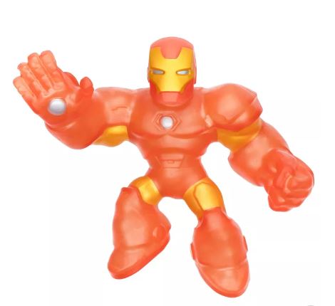HEROES OF GOO JIT ZU GLOW SURGE - STRETCH AND GLOW IRON MAN - Toyworld Frankston