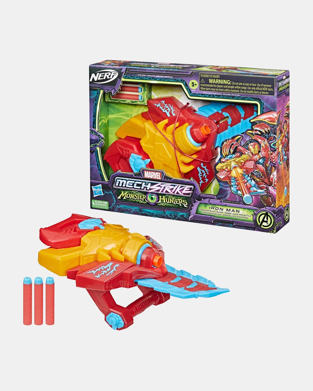MARVEL MECH STRIKE MONSTER HUNTERS - IRON MAN MONSTER BLADE - Toyworld Frankston