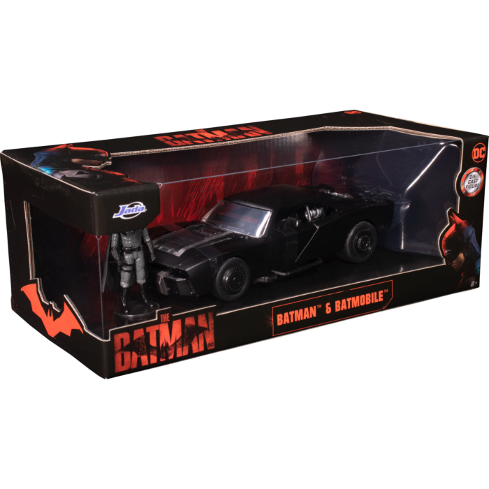 BATMAN (1989) - BATMAN WITH BATMOBILE 1/24TH SCALE HOLLYWOOD RIDES DIE-CAST VEHICLE REPLICA - Toyworld Frankston