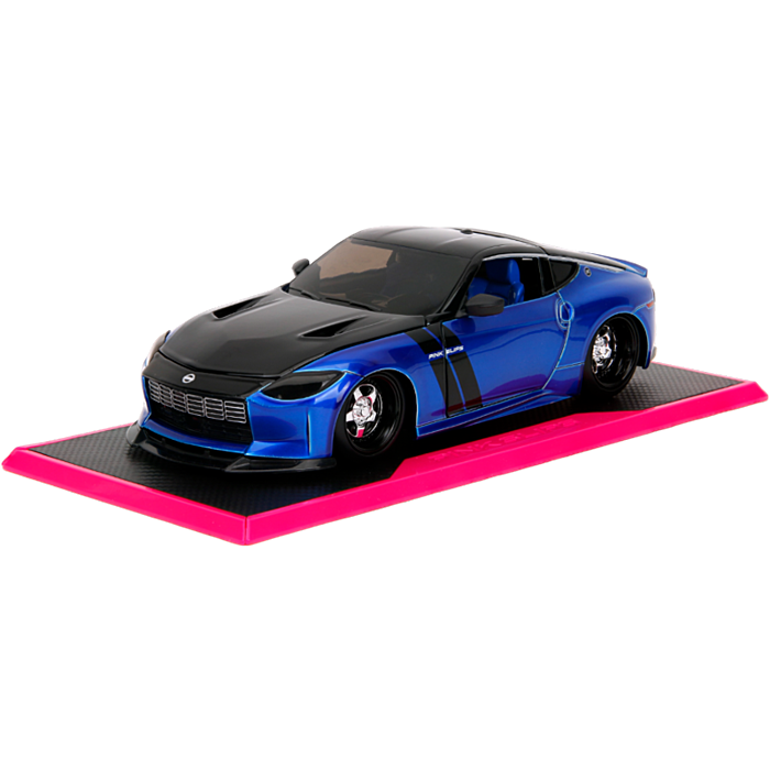 PINK SLIPS - BLUE 2023 NISSAN Z 1/24TH SCALE DIE-CAST VEHICLE REPLICA - Toyworld Frankston