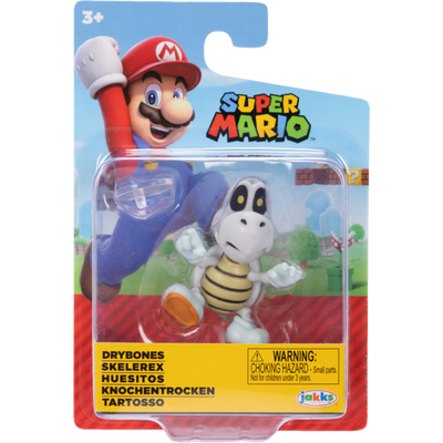 NINTENDO SUPER MARIO 2.5 INCH ARTICULATED FIGURES - DRY BONES - Toyworld Frankston