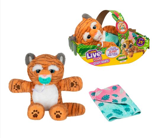 LITTLE LIVE PETS - COZY DOZYS JUNGLE SERIES 'JAVA' - Toyworld Frankston