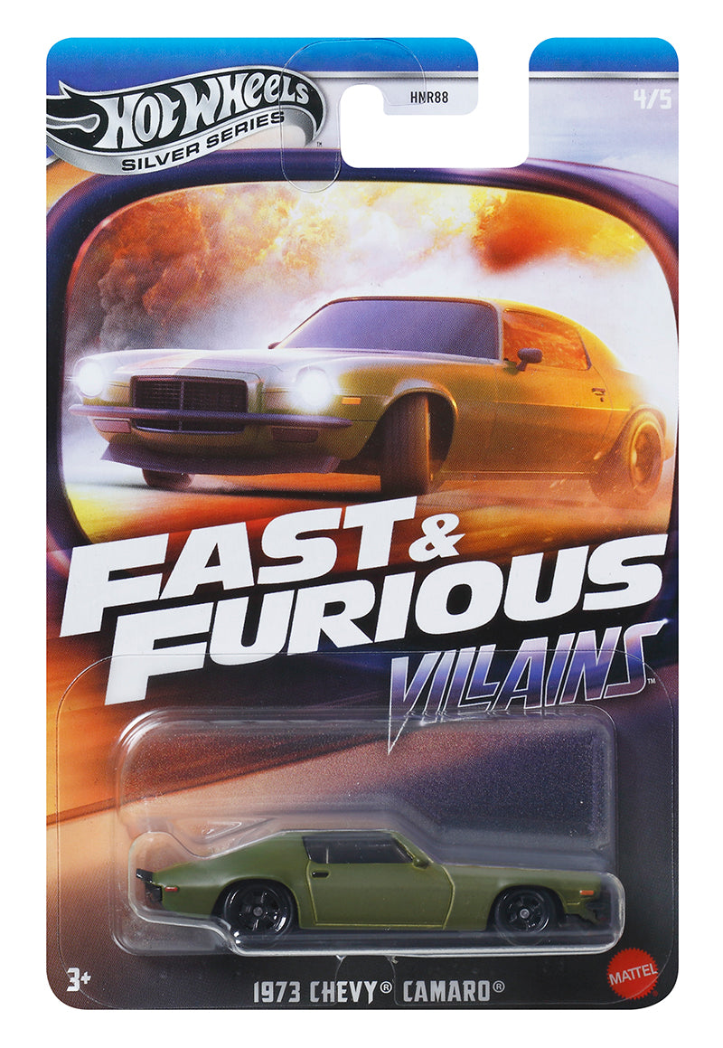 HOT WHEELS FAST & FURIOUS VILLAINS - 1973 CHEVY CAMARO - Toyworld Frankston