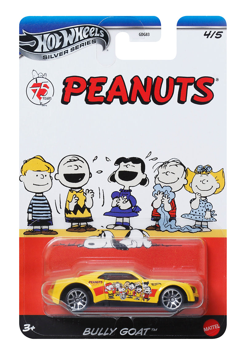 HOT WHEELS PEANUTS 75TH - BULLY GOAT - Toyworld Frankston