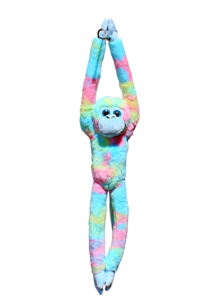 HANGING MONKEY - JENNY BLUE MULTI - Toyworld Frankston