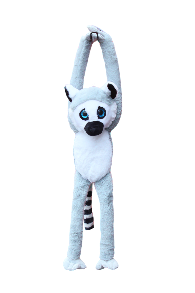 HANGING LEMUR - LACHLAN GREY/WHITE