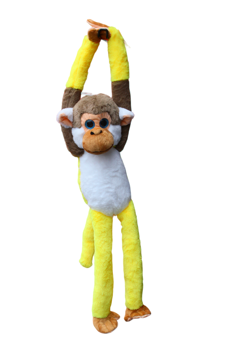 HANGING MONKEY - MATT BROWN/WHITE