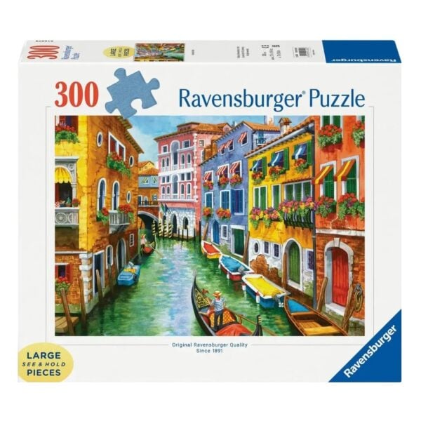 RAVENSBURGER PUZZLE - GONDOLA RIDE 300PC LARGE - Toyworld Frankston
