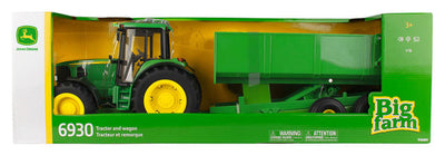 JD BIG FARM TRACTOR AND WAGON - Toyworld Frankston