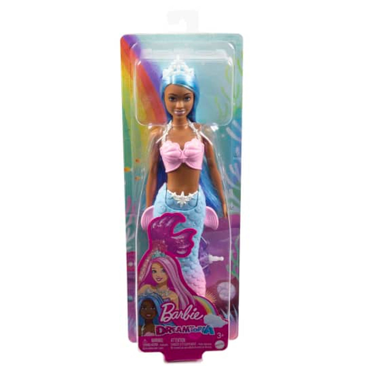 BARBIE DREAMTOPIA DOLL ASST - PINK TOP WITH BLUE HAIR - Toyworld Frankston