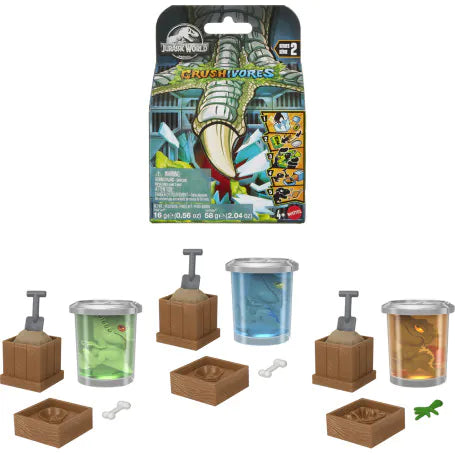 JURASSIC WORLD - CRUSHIVORES SERIES 2 - Toyworld Frankston