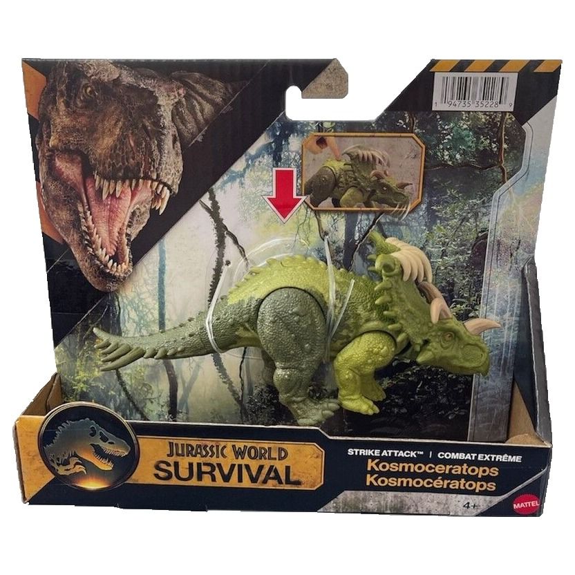JURASSIC WORLD SURVIVAL STRIKE ATTACK - KOSMOCERATOPS - Toyworld Frankston