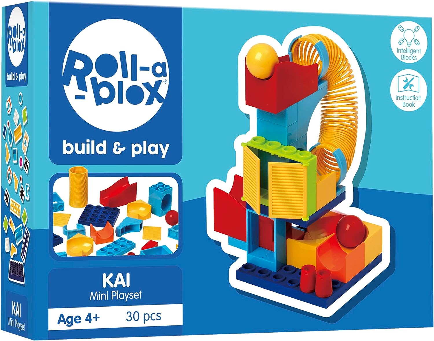 PETERKIN ROLL-A-BLOX KAI MINI PLAYSET 30PC - Toyworld Frankston